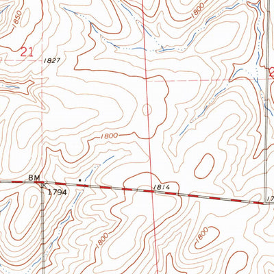 United States Geological Survey Helix, OR (1966, 24000-Scale) digital map