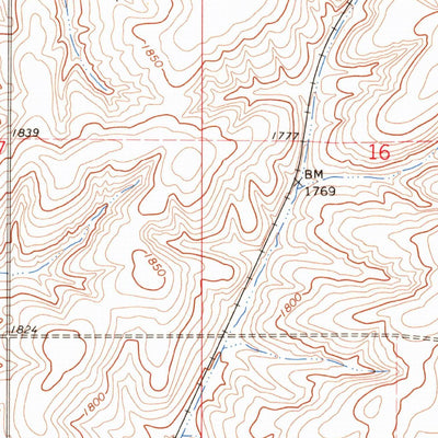 United States Geological Survey Helix, OR (1966, 24000-Scale) digital map