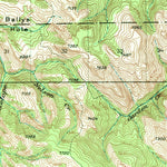United States Geological Survey Hell Creek, ID (1924, 62500-Scale) digital map