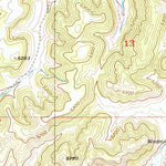 United States Geological Survey Hell Gap, WY (1950, 24000-Scale) digital map