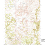 United States Geological Survey Hell Gap, WY (1990, 24000-Scale) digital map