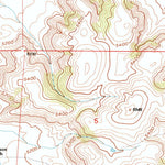 United States Geological Survey Hell Gap, WY (1990, 24000-Scale) digital map
