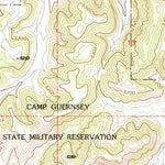 United States Geological Survey Hell Gap, WY (1990, 24000-Scale) digital map