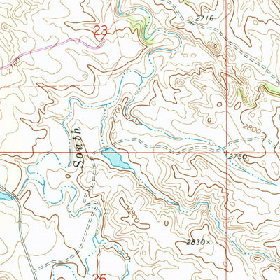 United States Geological Survey Hell Hollow, MT (1971, 24000-Scale) digital map