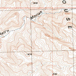 United States Geological Survey Hell'N Moriah Canyon, UT (1991, 24000-Scale) digital map