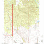 United States Geological Survey Heller Lake, UT (1996, 24000-Scale) digital map