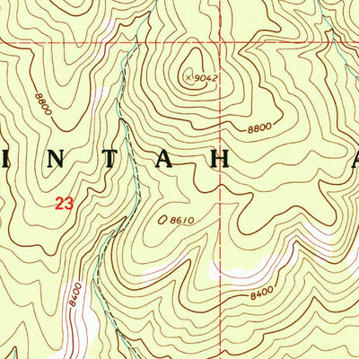 United States Geological Survey Heller Lake, UT (1996, 24000-Scale) digital map