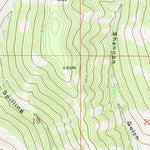 United States Geological Survey Hellgate Gulch, MT (1972, 24000-Scale) digital map