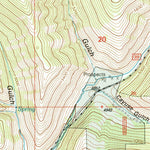 United States Geological Survey Hellgate Gulch, MT (2001, 24000-Scale) digital map