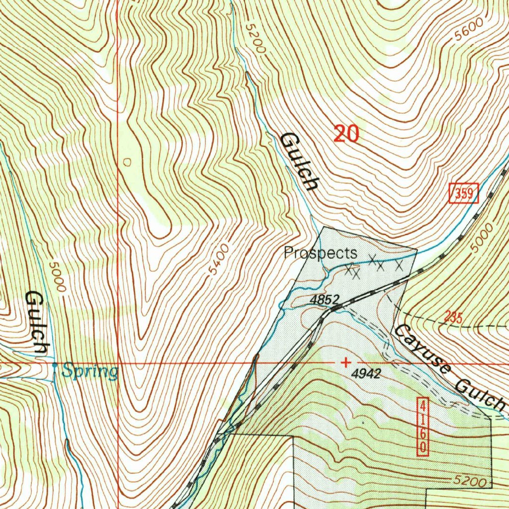 Hellgate Gulch Mt 2001 24000 Scale Map By United States Geological Survey Avenza Maps 5146