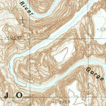 United States Geological Survey Hellhole Bend, AZ (1989, 24000-Scale) digital map