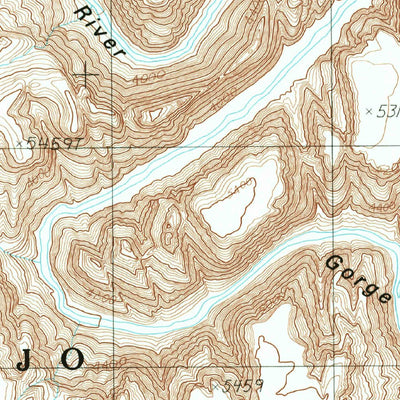 United States Geological Survey Hellhole Bend, AZ (1989, 24000-Scale) digital map