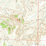 United States Geological Survey Hells Half Acre, WY (1968, 24000-Scale) digital map