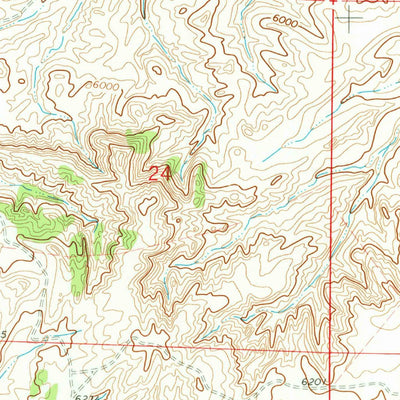 United States Geological Survey Hells Half Acre, WY (1968, 24000-Scale) digital map