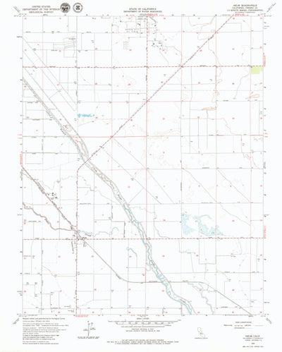 United States Geological Survey Helm, CA (1963, 24000-Scale) digital map