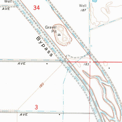 United States Geological Survey Helm, CA (1963, 24000-Scale) digital map