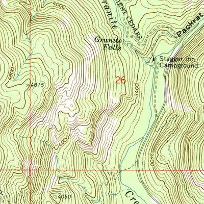 United States Geological Survey Helmer Mountain, WA-ID (1967, 24000-Scale) digital map