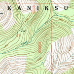 United States Geological Survey Helmer Mountain, WA-ID (1996, 24000-Scale) digital map