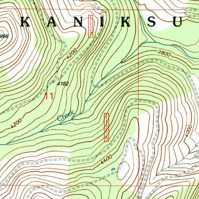 United States Geological Survey Helmer Mountain, WA-ID (1996, 24000-Scale) digital map