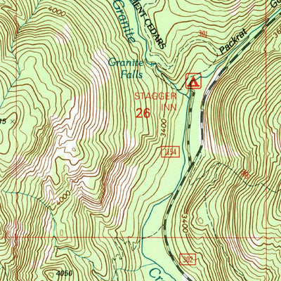 United States Geological Survey Helmer Mountain, WA-ID (1996, 24000-Scale) digital map
