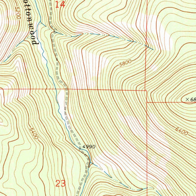 United States Geological Survey Helmville, MT (1968, 24000-Scale) digital map