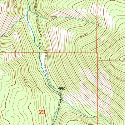 United States Geological Survey Helmville, MT (2001, 24000-Scale) digital map