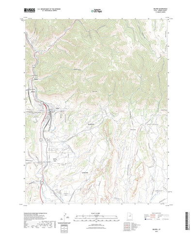 United States Geological Survey Helper, UT (2023, 24000-Scale) digital map