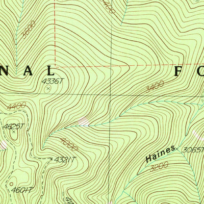 United States Geological Survey Helwick Peak, MT (1988, 24000-Scale) digital map