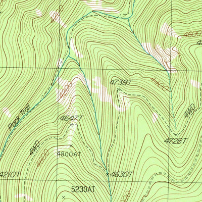 United States Geological Survey Helwick Peak, MT (1988, 24000-Scale) digital map