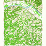 United States Geological Survey Hemann, MO (1942, 62500-Scale) digital map