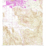 United States Geological Survey Hemet, CA (1953, 24000-Scale) digital map