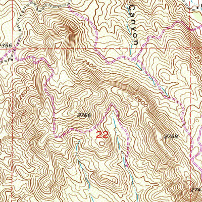 United States Geological Survey Hemet, CA (1953, 24000-Scale) digital map