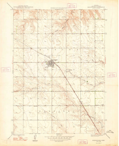 United States Geological Survey Hemingford, NE (1948, 24000-Scale) digital map