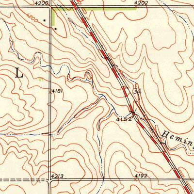 United States Geological Survey Hemingford, NE (1948, 24000-Scale) digital map