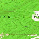 United States Geological Survey Hemlock Lake, MT (1965, 24000-Scale) digital map