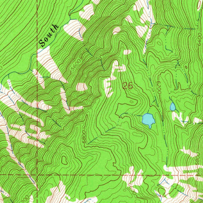 United States Geological Survey Hemlock Lake, MT (1965, 24000-Scale) digital map