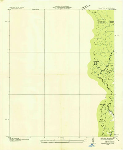 United States Geological Survey Hemp Top, GA-TN (1935, 24000-Scale) digital map