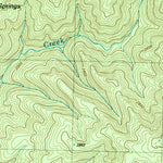 United States Geological Survey Hemp Top, GA-TN (1988, 24000-Scale) digital map