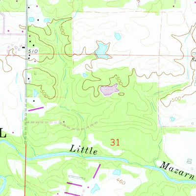 United States Geological Survey Hempwallace, AR (1966, 24000-Scale) digital map