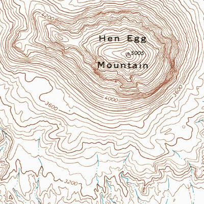 United States Geological Survey Hen Egg Mountain, TX (1971, 24000-Scale) digital map