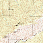 United States Geological Survey Hen Spring, NV-AZ (1984, 24000-Scale) digital map