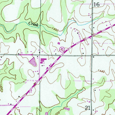 United States Geological Survey Henagar, AL (1947, 24000-Scale) digital map