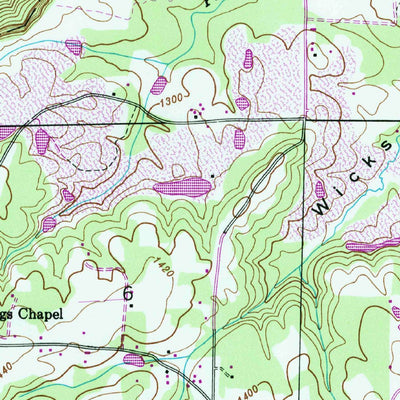 United States Geological Survey Henagar, AL (1947, 24000-Scale) digital map