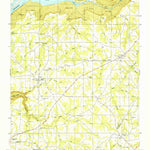 United States Geological Survey Henagar, AL (1950, 24000-Scale) digital map