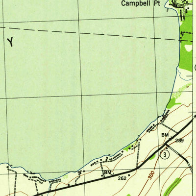 United States Geological Survey Henderson Bay, NY (1942, 31680-Scale) digital map