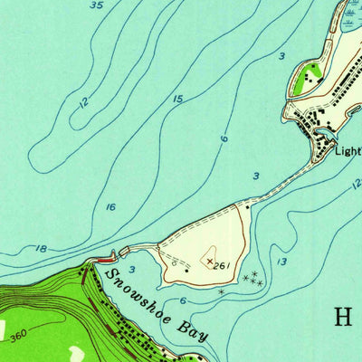 United States Geological Survey Henderson Bay, NY (1959, 24000-Scale) digital map