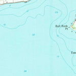 United States Geological Survey Henderson Bay, NY (1980, 24000-Scale) digital map