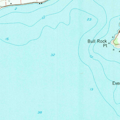 United States Geological Survey Henderson Bay, NY (1980, 24000-Scale) digital map