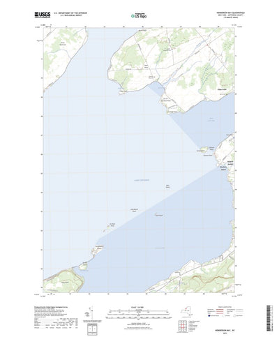 United States Geological Survey Henderson Bay, NY (2023, 24000-Scale) digital map