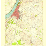 United States Geological Survey Henderson, KY-IN (1952, 24000-Scale) digital map